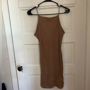 H&M Tan bodycon dress